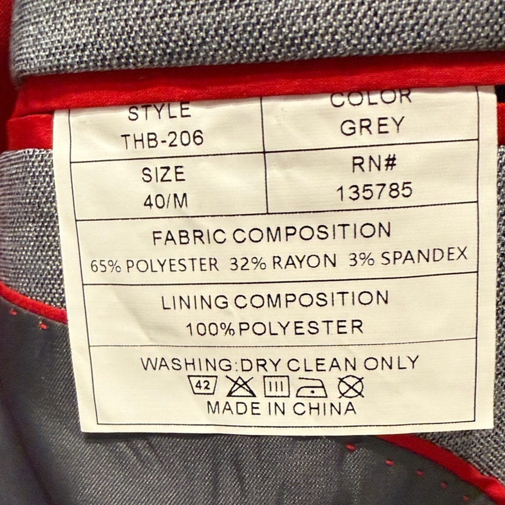 Tahari Men's Classic Suit Gray NWOT - Picture 5 of 9